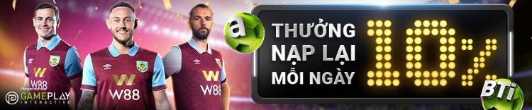 Thưởng nạp lại 10% mỗi ngày tại Thể Thao fun88