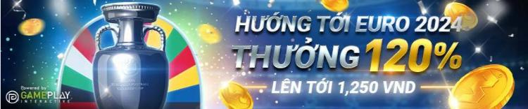 Fun88 thưởng 120% dịp euro 2924